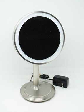 iHome Vanity Mirror with Lights and Bluetooth Speaker, and Phone Charger
